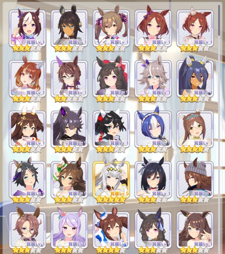 ウマ娘 プリティーダービーアカウント販売 SSR完凸フォーエバーヤング・SSR完凸駿川たづななど所持...