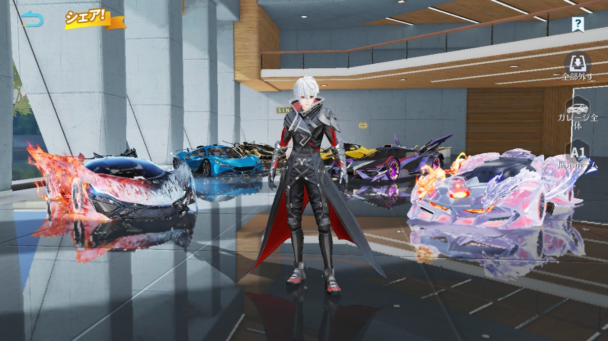 荒野行動アカウント販売 iOS版 殿堂車(森羅万象:第六天魔王)・殿堂車(涅槃:氷...